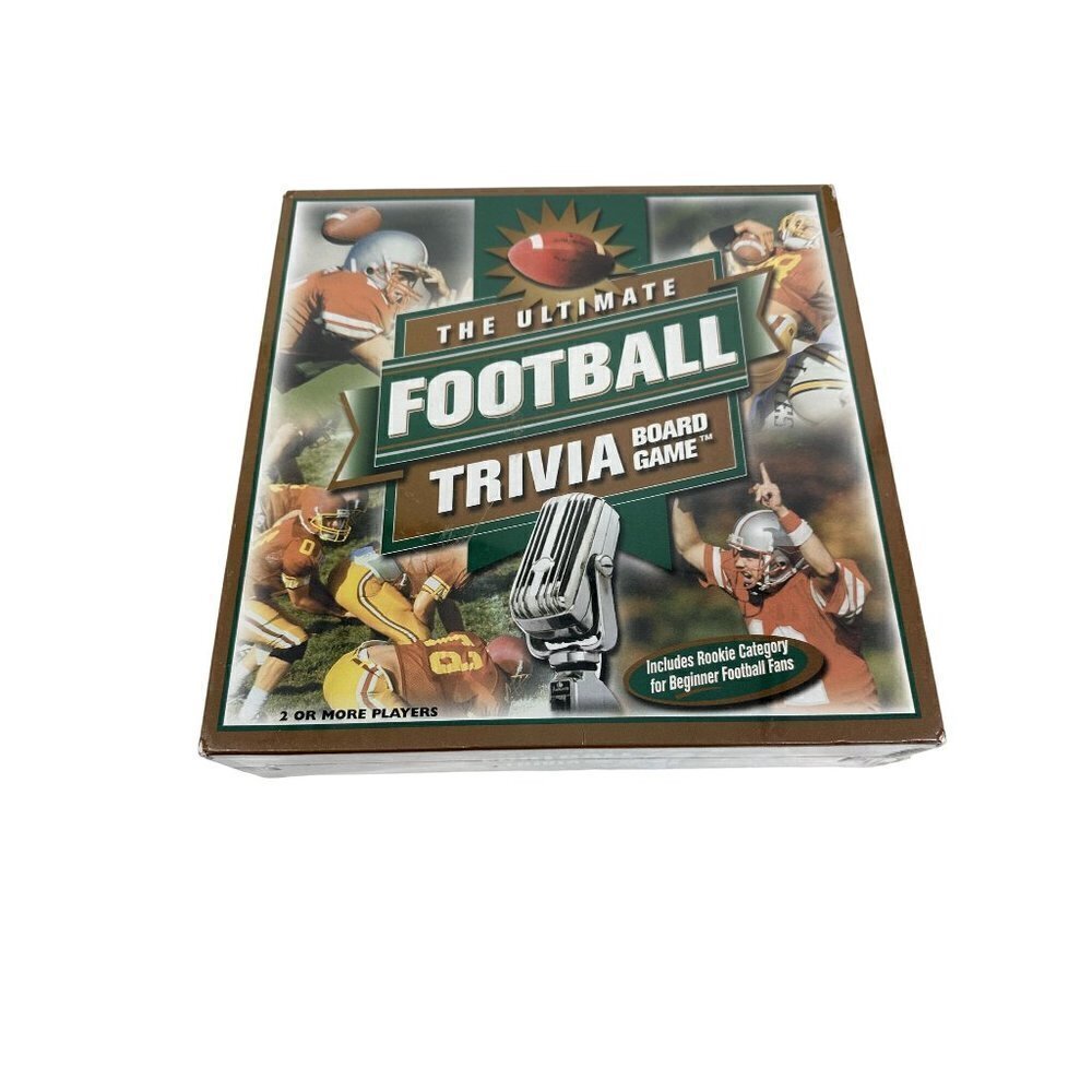 * Vintage The Ultimate Football Trivia Board Game Outset Media NEW